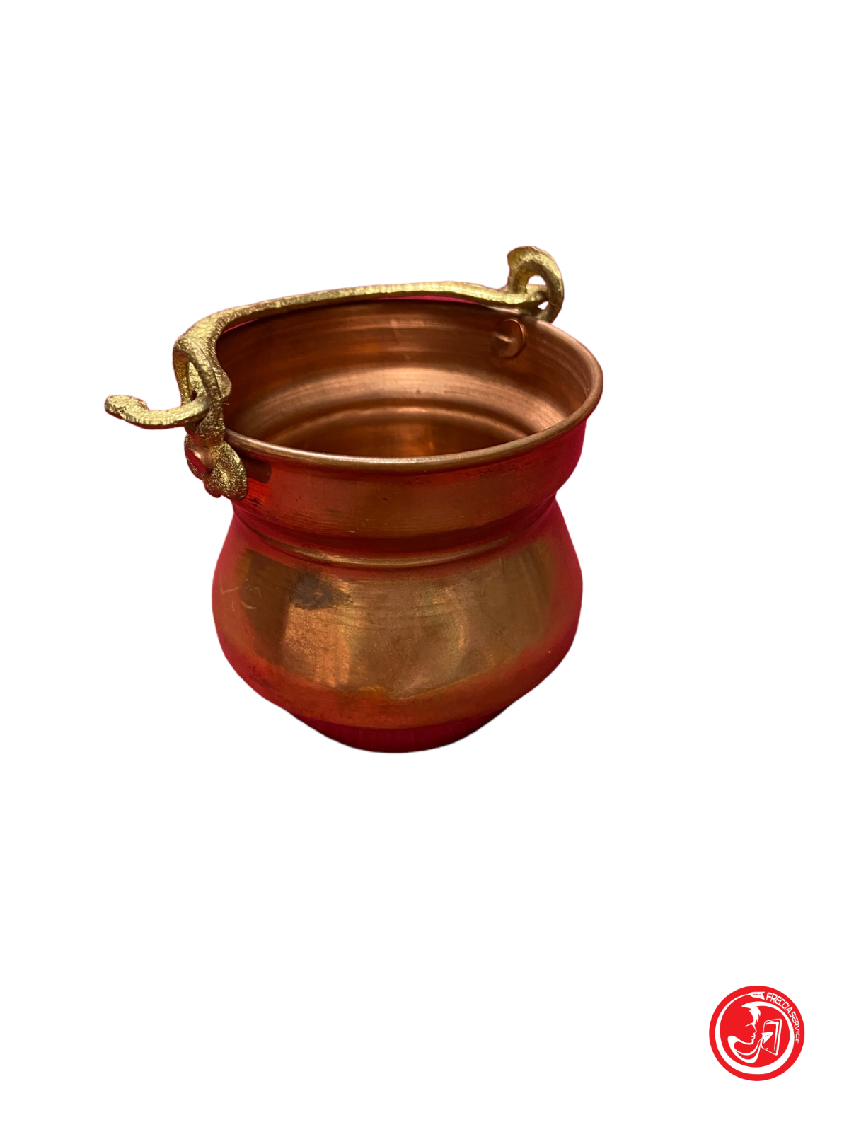 Copper furnishing accessory - small bucket