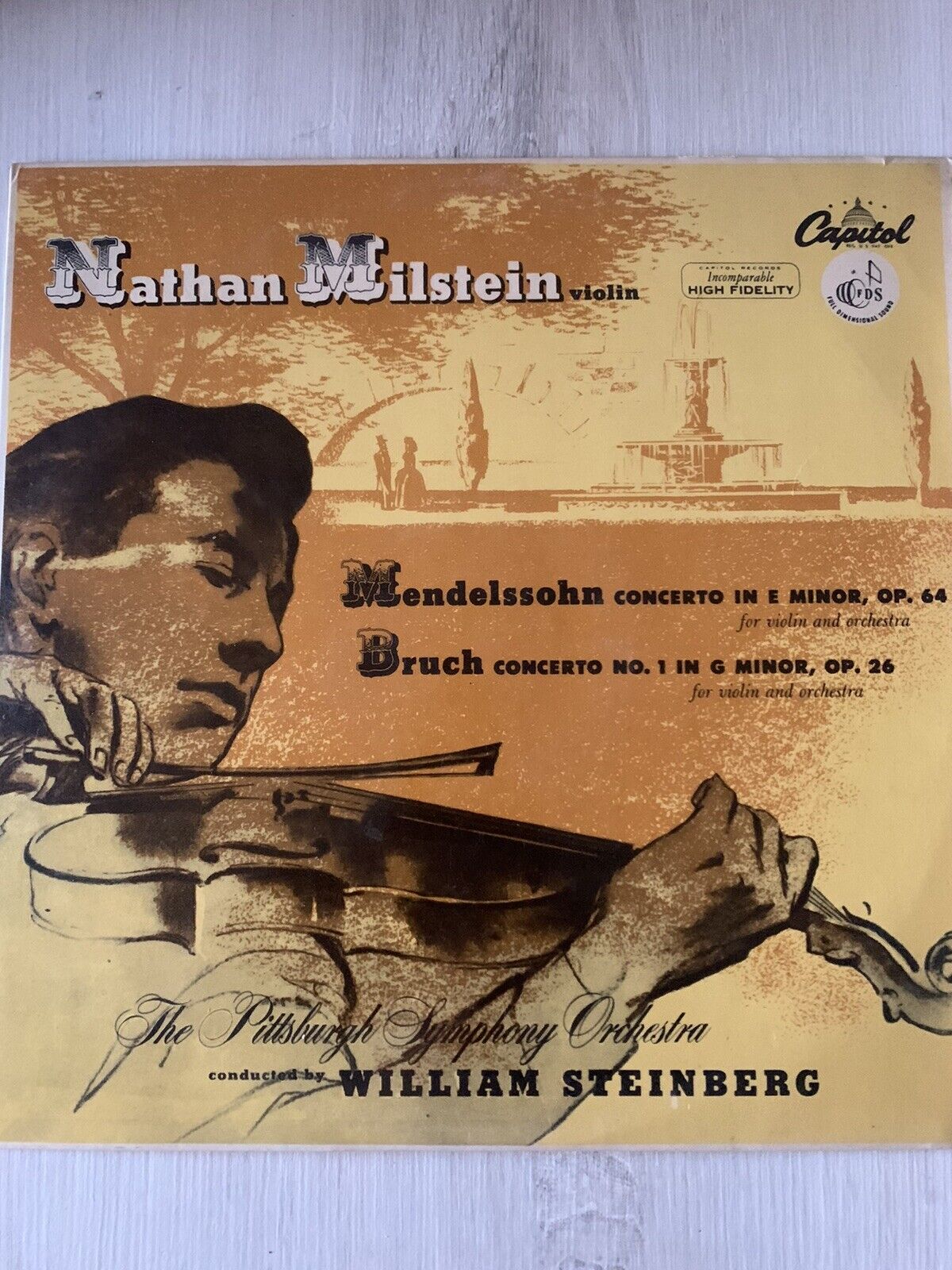 Nathan Milstein violon - L'Orchestre Symphonique de Pittsburgh