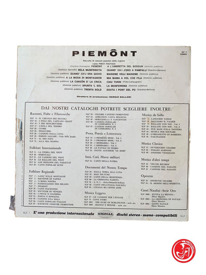 Piemônt - Collection of Popular Songs of the Region