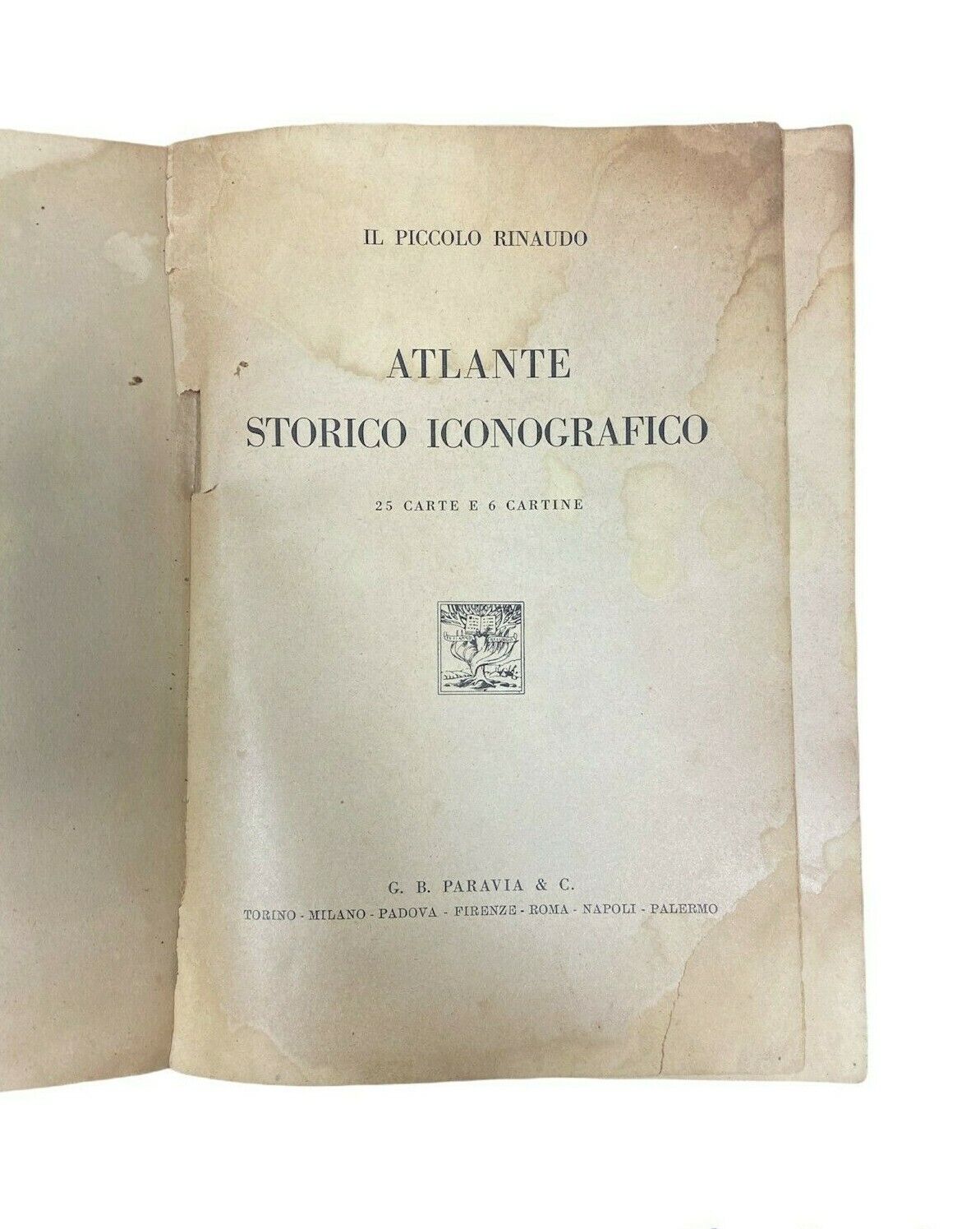 Atlante storico iconografico - il piccolo Rinaudo