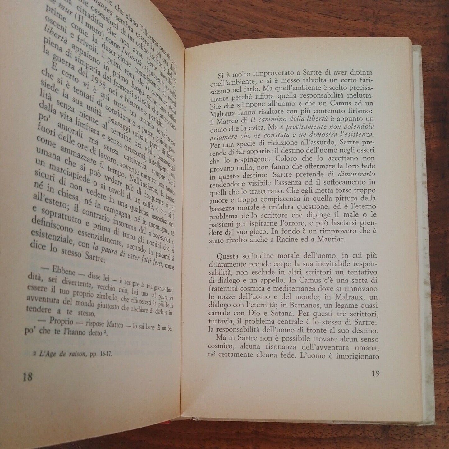 JEAN-PAUL SARTRE, Albères, Borla, 1964 ÉCRIVAINS DU SIÈCLE