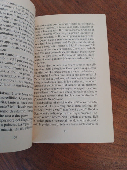 Il canto della meditazione, Osho, 1°Ed. Piccola Biblioteca Oscar Mondadori 1997.