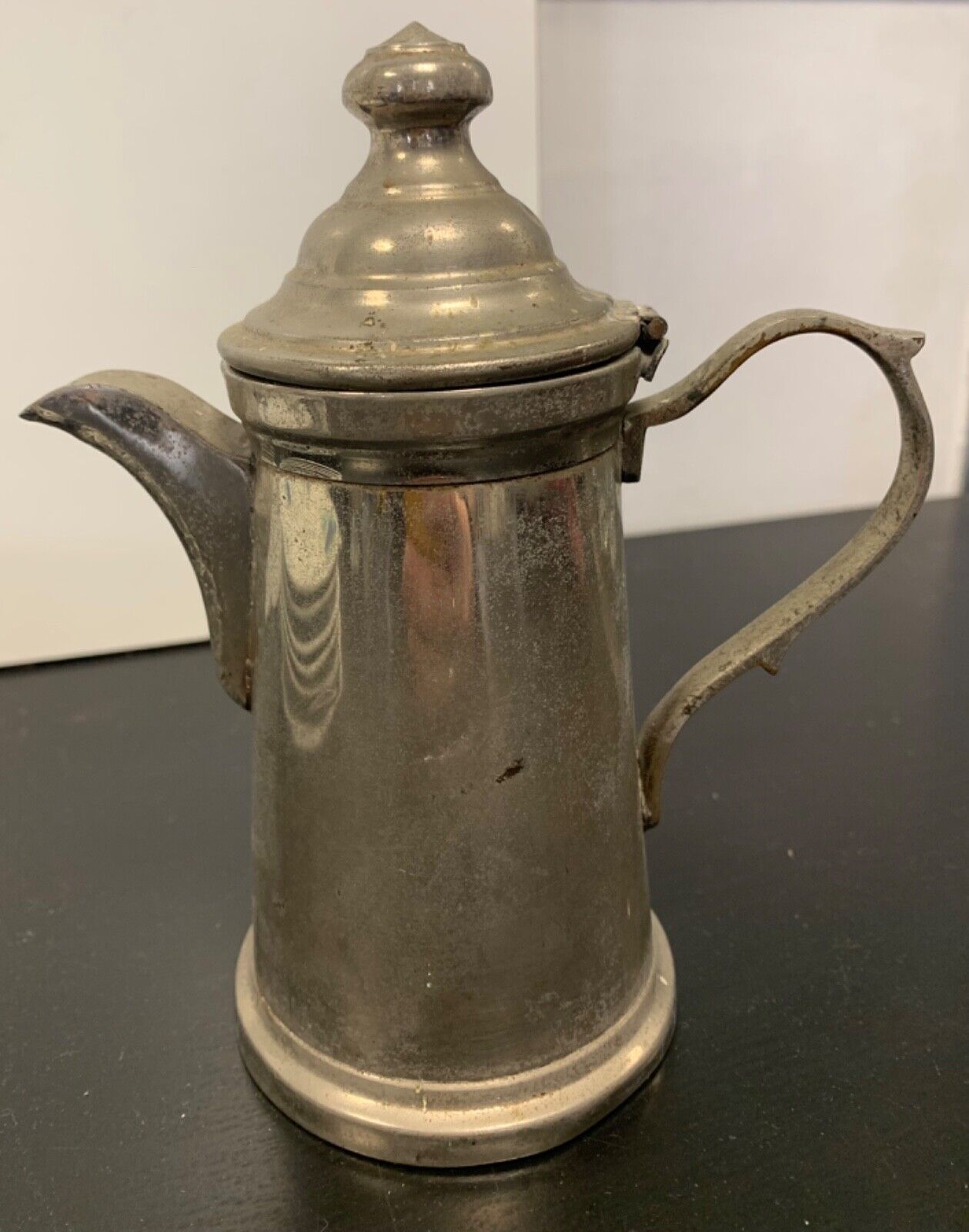 Vintage pewter teapot 