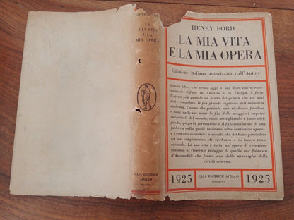 Ma vie, mon travail, H. Ford, Apollo Ed., 1925 Rare