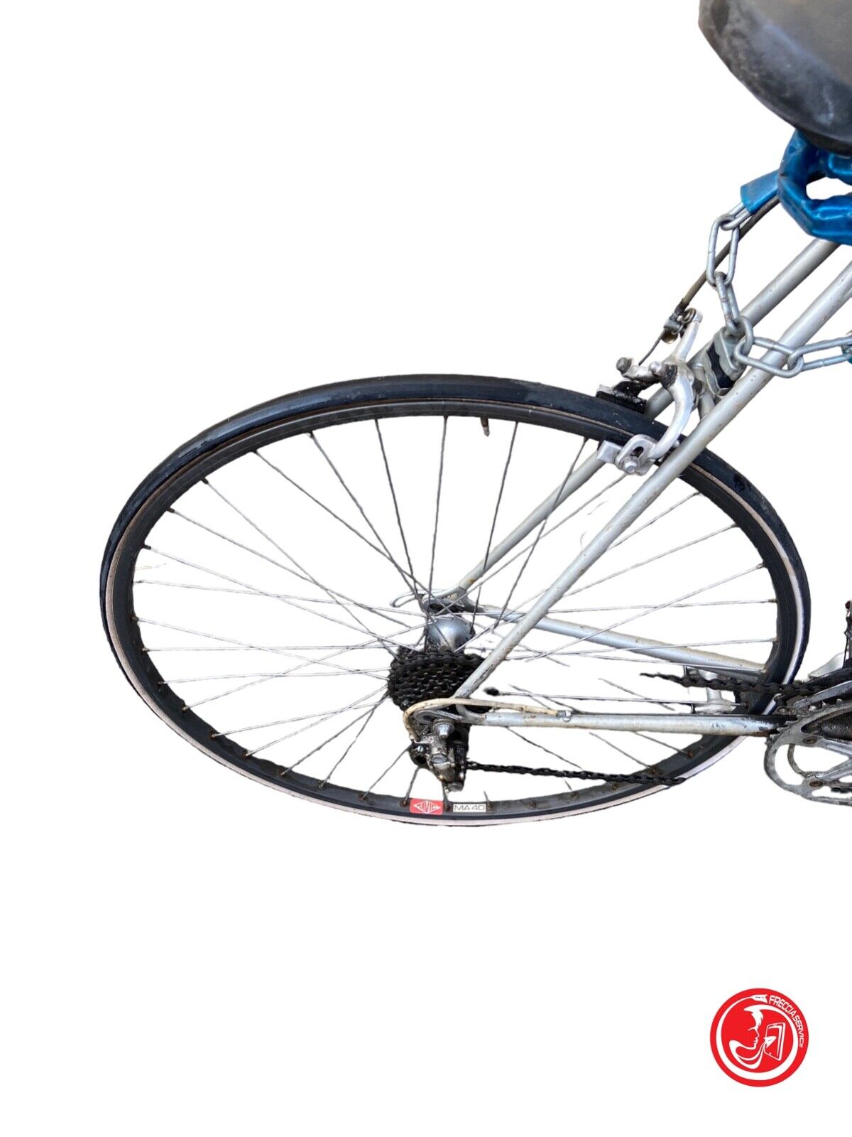 Bicicletta grigia per adulto