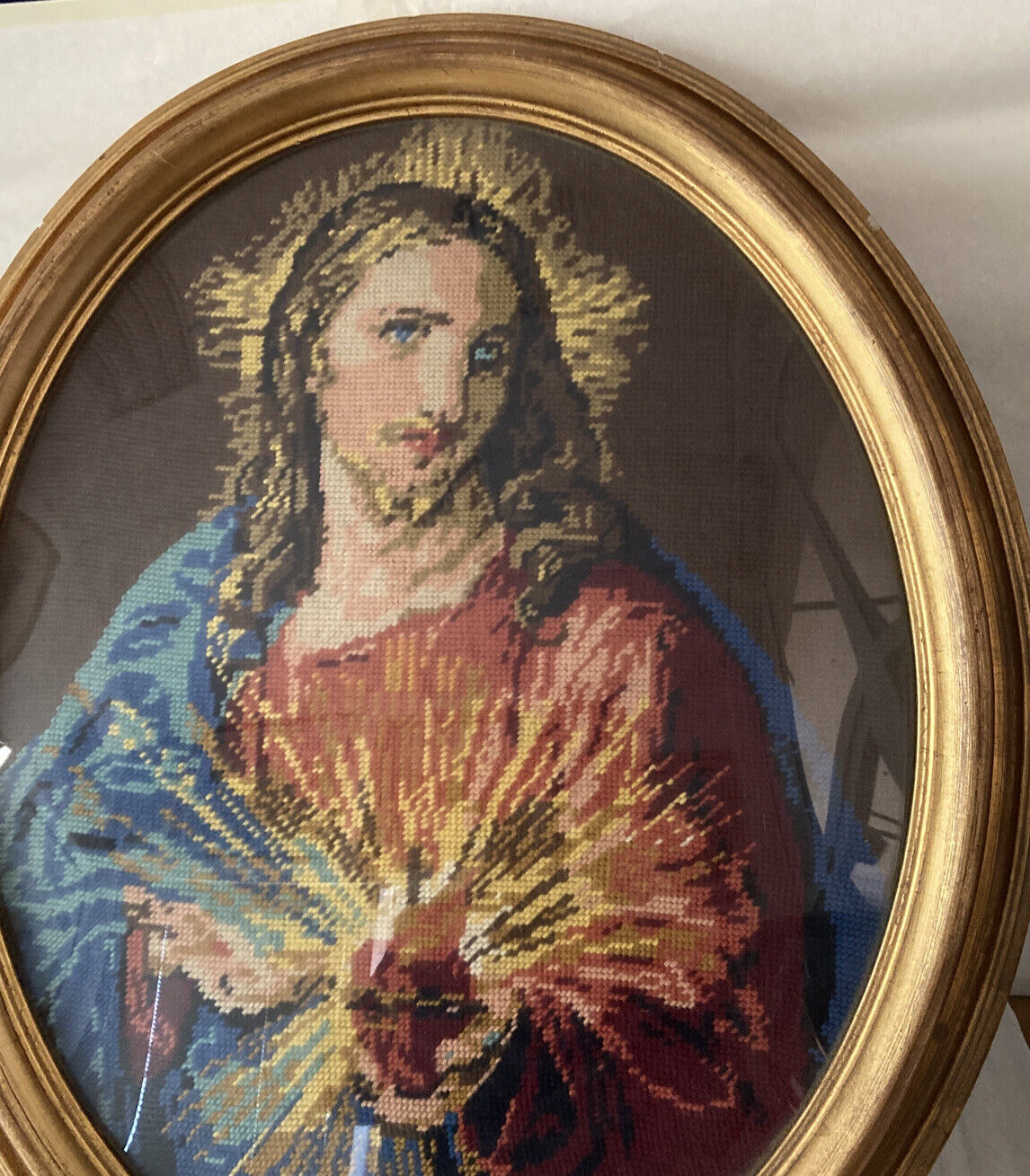 Quadro Ricamato A Punto Croce