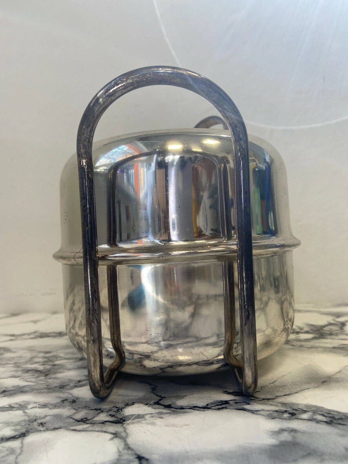 Silver plated ice bucket