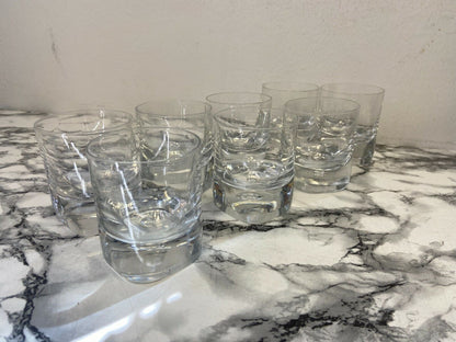 Heavy glass tumblers (set of 8)