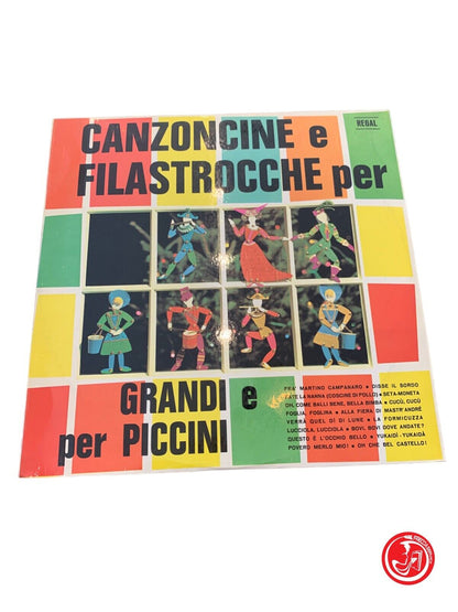 Canzoncine E Filastrocche Per Grandi E Per Piccini