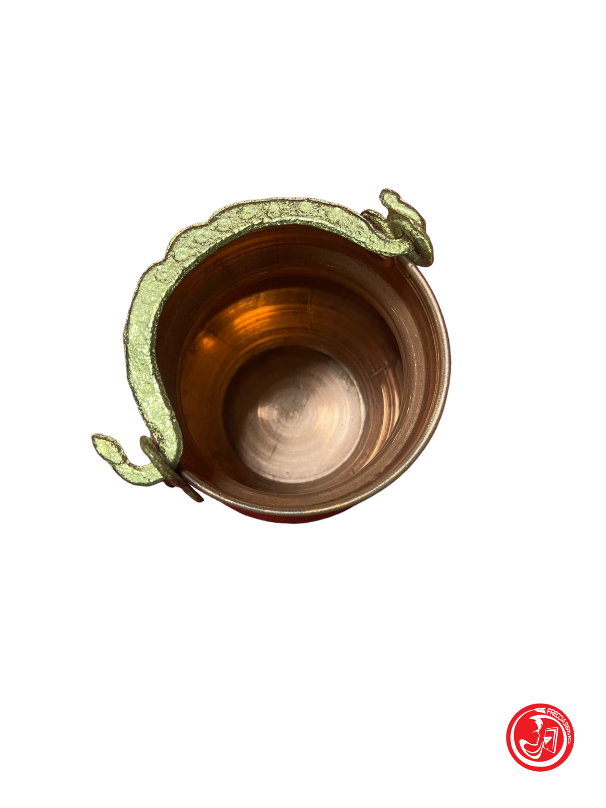 Copper furnishing accessory - small bucket