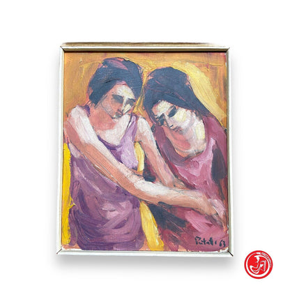 Dipinto olio su tela Sergio Putatti '63