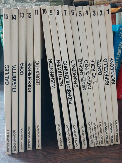 I GRANDI DI TUTTI I TEMPI 15 volumi - Periodici Mondadori 1965 - 1969