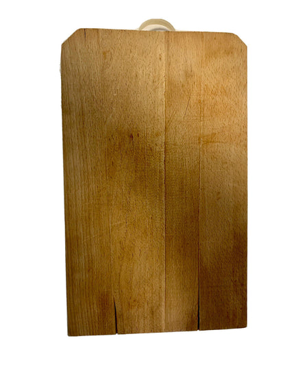 Rectangular wooden cutting board