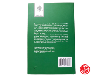 LES MESSIEURS. LES NOUVELLES CRÉATURES - JIM MORRISON. LES POÈMES DU "ROI LÉZARD"