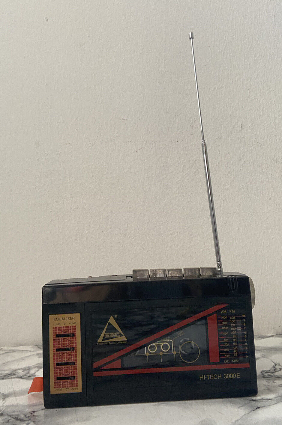 Lecteur de cassettes de musique radio stéréo DC 4 5 V