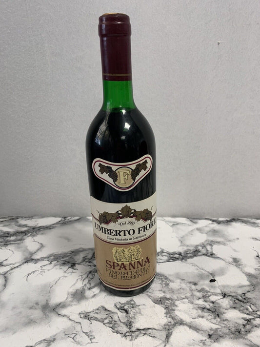 Bottiglia Vino Spanna - Vino da tavola del Piemonte - Umberto Fiore