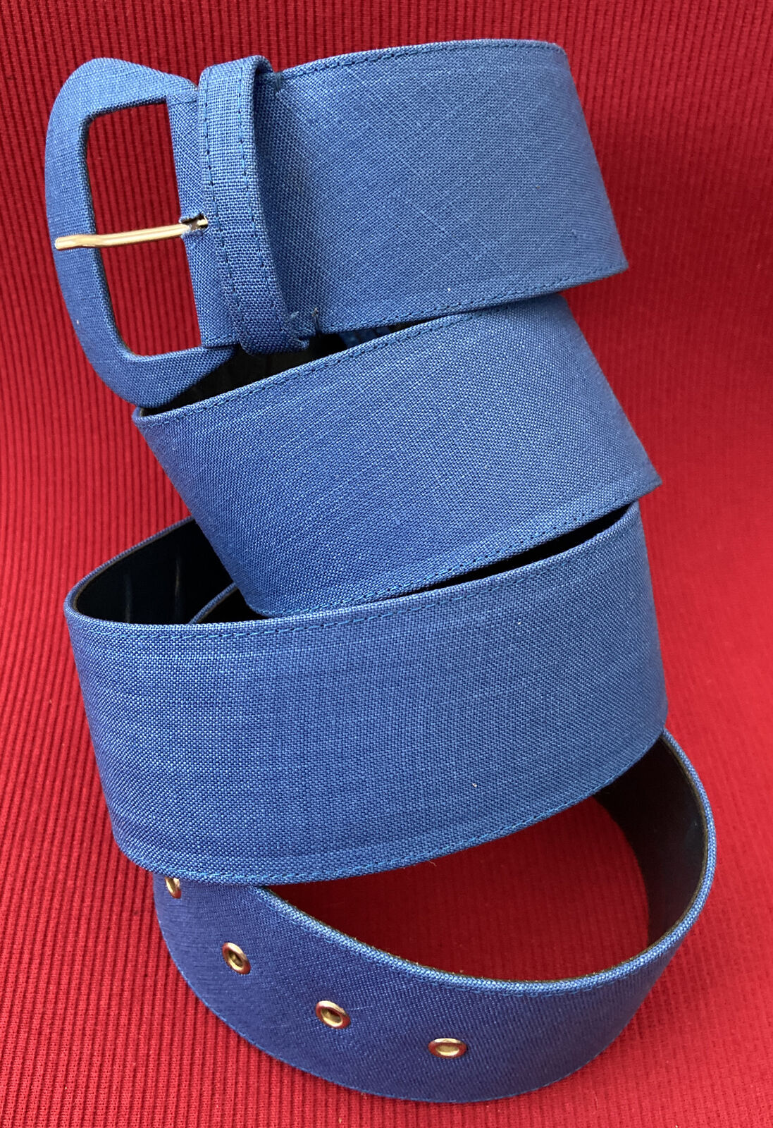 Wide Blue Belt