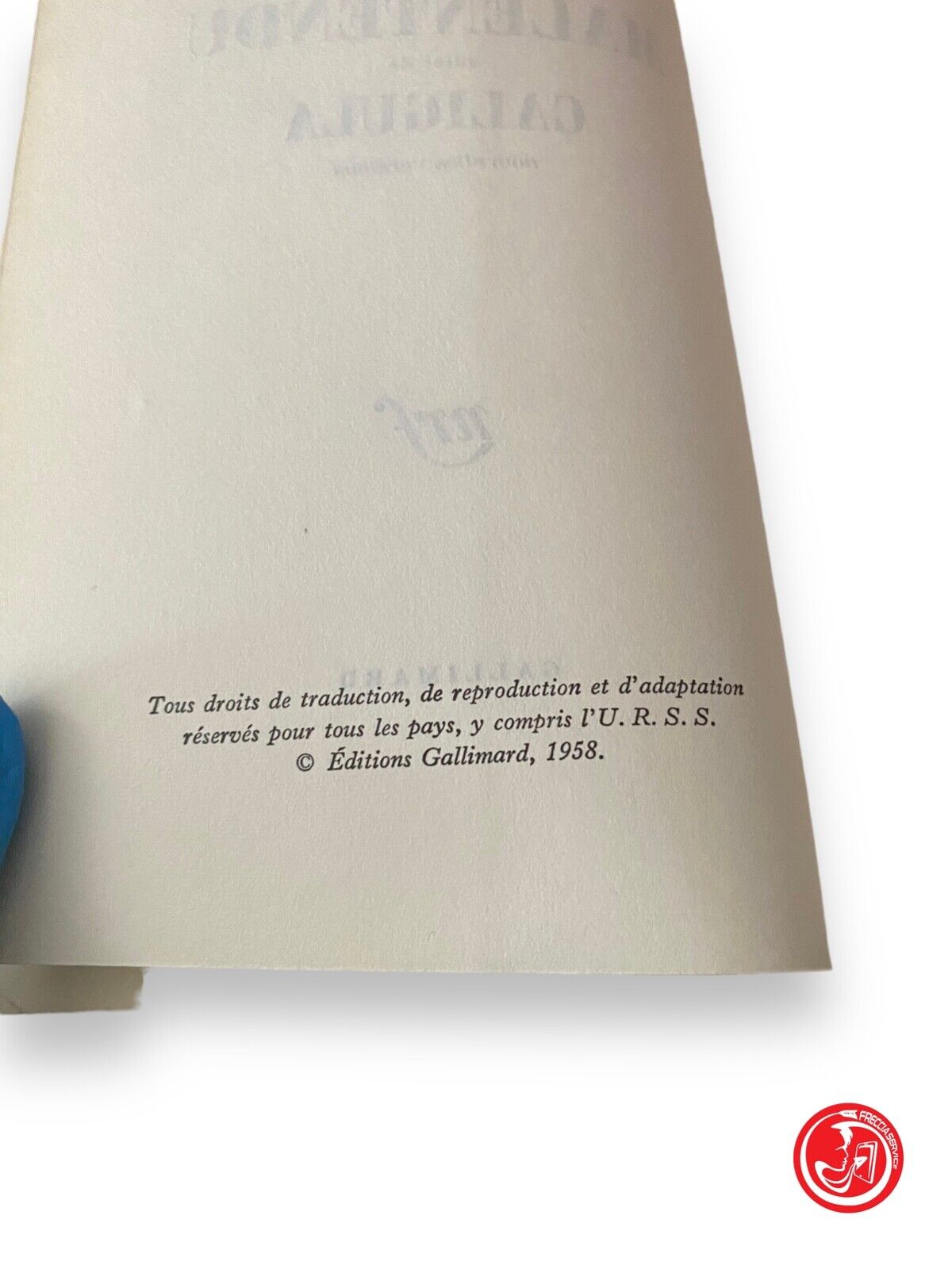 Le malentendu - A. Camus, Gallimard