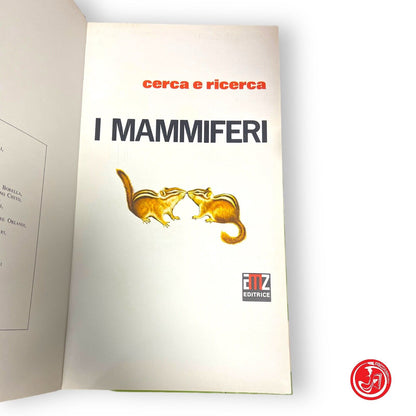 Cerca e ricerca: i mammiferi - 1973