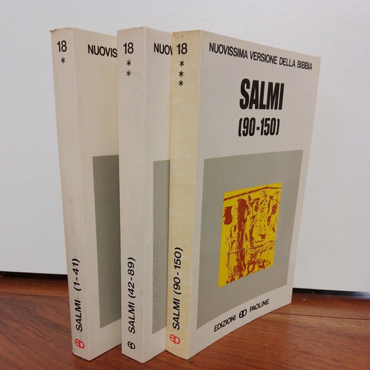 SALMI 1-150, 3vol., II Ed. LANCELLOTTI,  EDIZIONI PAOLINE 1979