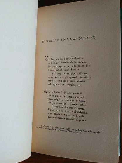 Rime, Argia Sbolenfi, Zanichelli 1928, préface de L.Stecchetti