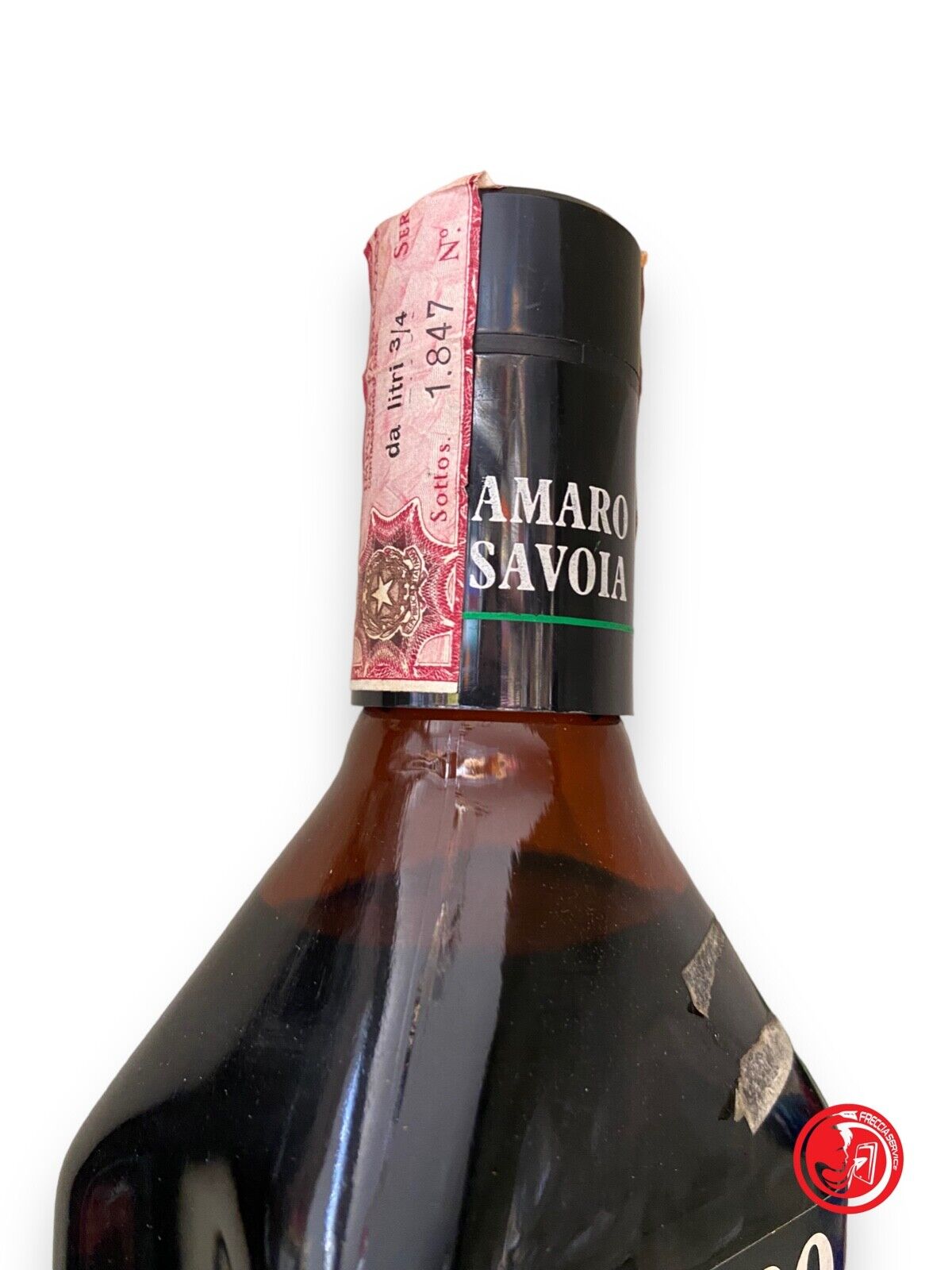 Bottle of Amaro di Savoia - herbal elixir liqueur 