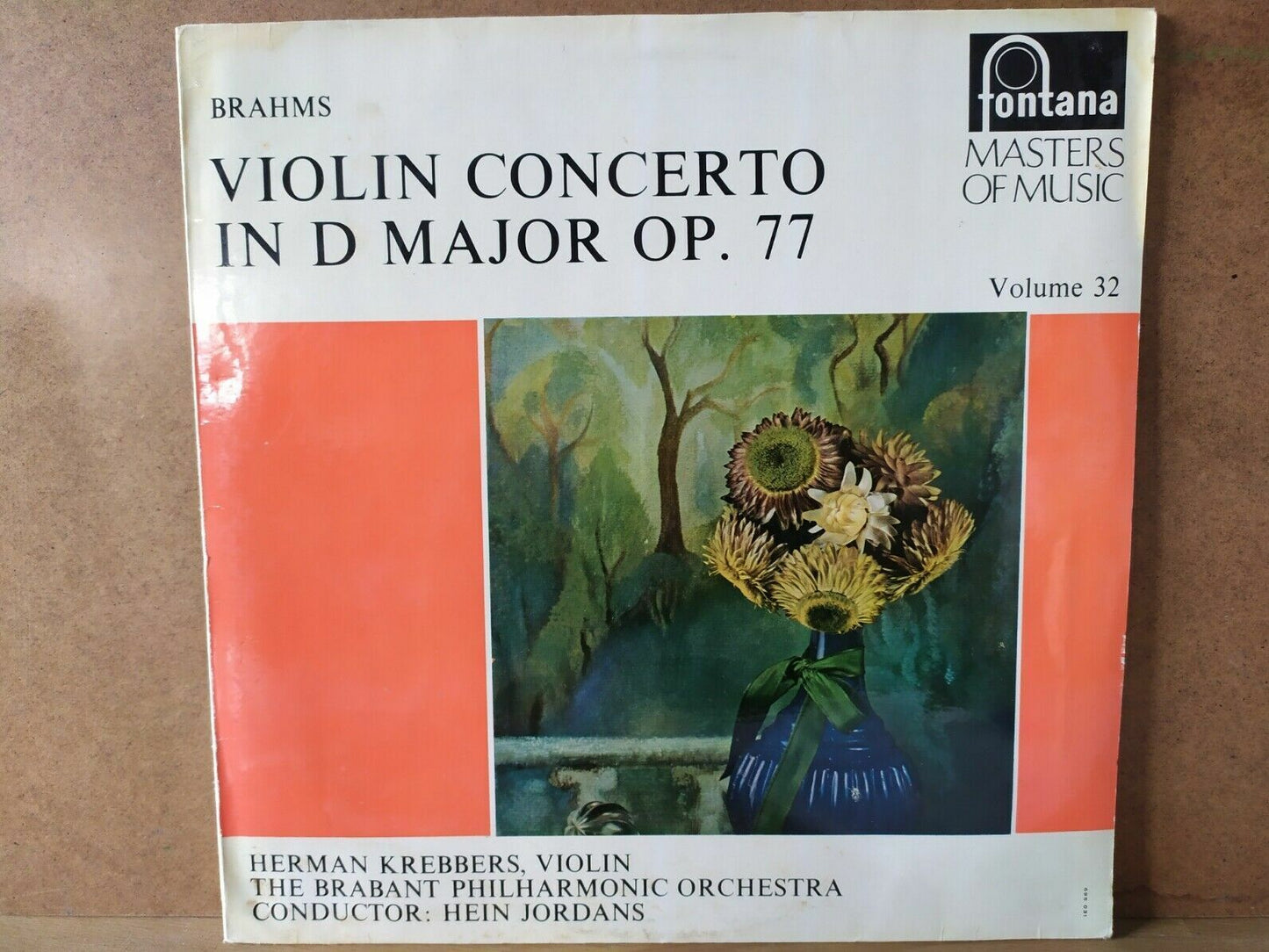 Herman Krebbers : Brahms* – Violin Concerto In D Major Op. 77