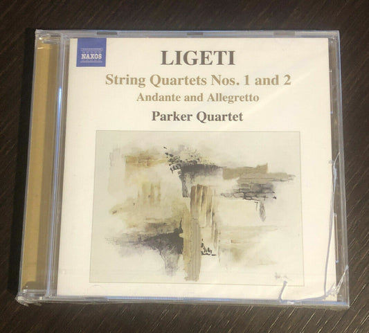 Ligeti/Parker Quartet ‎"String Quartets Nos. 1 And 2 • Andante" Cd Used NM 