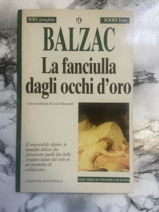 Livres - Balzac - La Jeune Fille aux yeux d'or