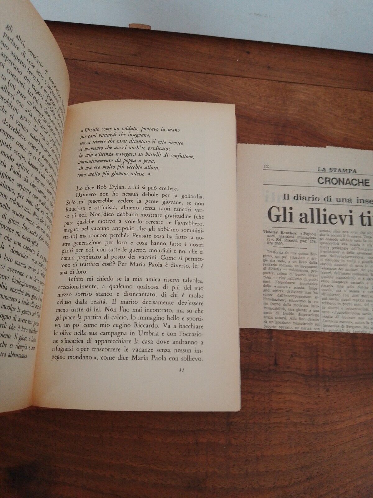 Figlioli miei, Marxisti immaginari, V. Ronchey, BUR, 1975 prima ed.+articolo