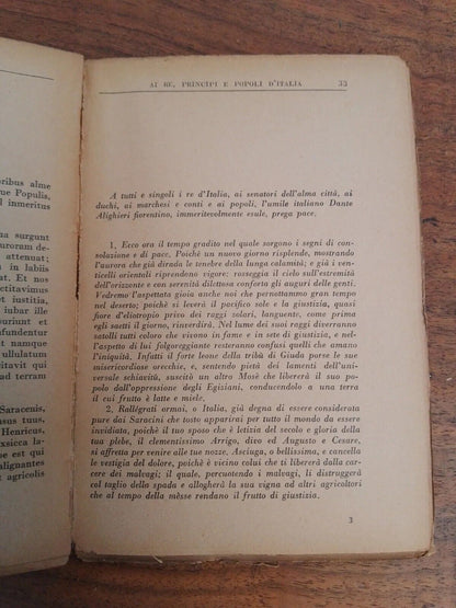 Epistles - D. Alighieri - Signorelli Ed. 1926