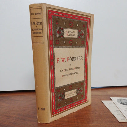 FORSTER ET LA CRISE DE L'ÂME CONTEMPORAINE - G. MODUGNO - LATERZA +bookmark