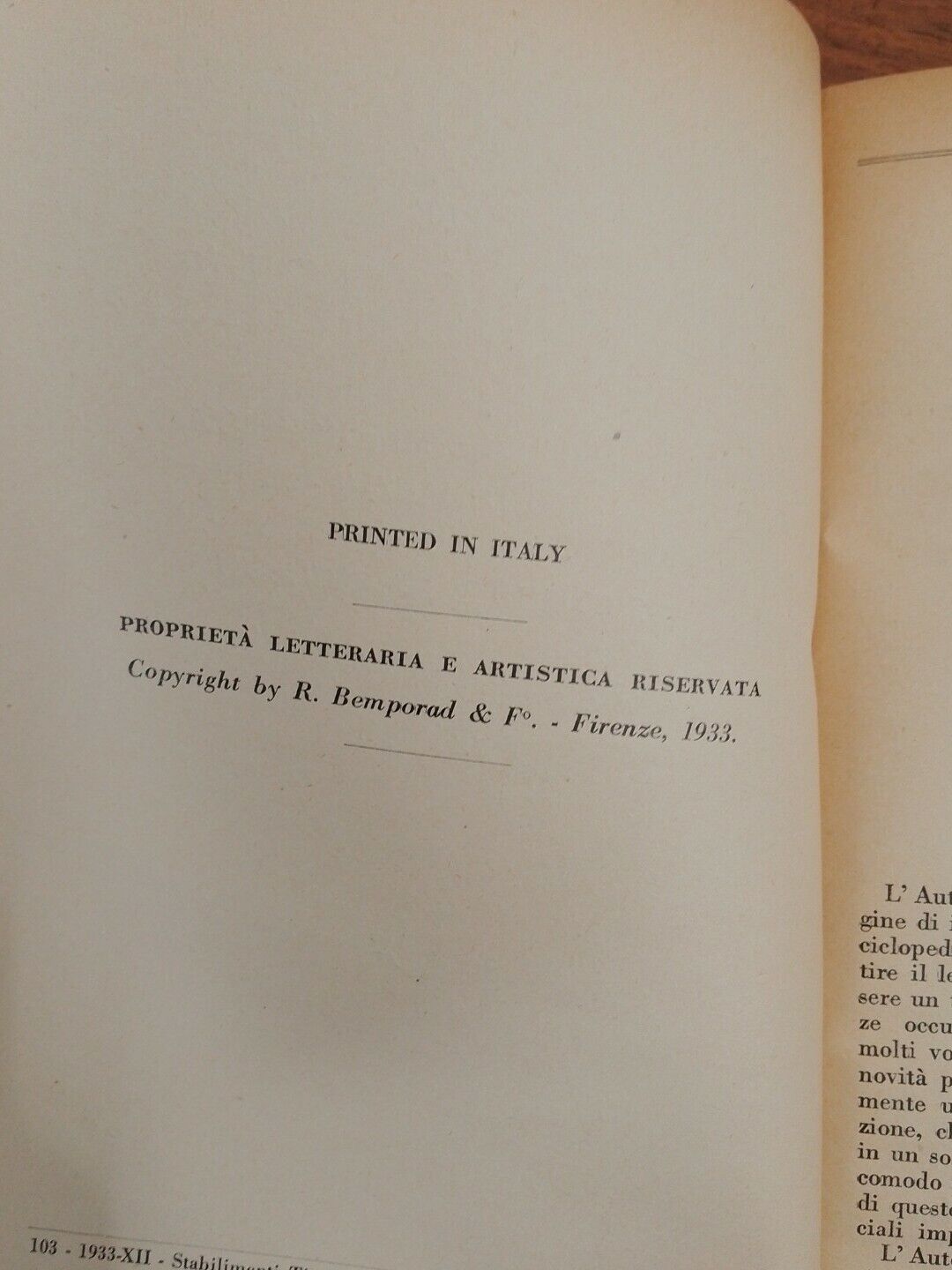 ENCICLOPEDIA DELLE SCIENZE OCCULTE, Bemporad, 1933