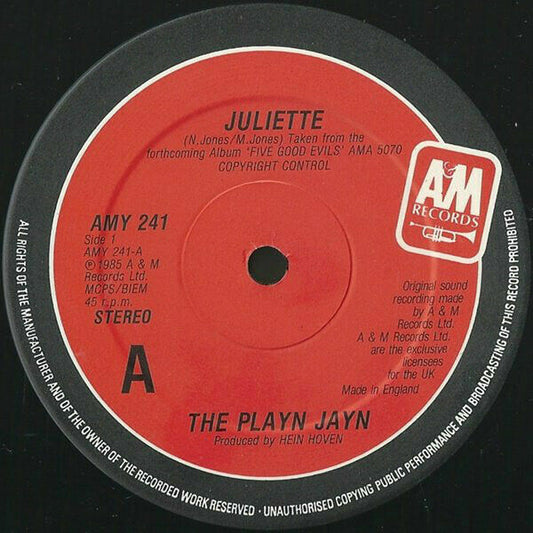 The Playn Jayn ‎– Juliette