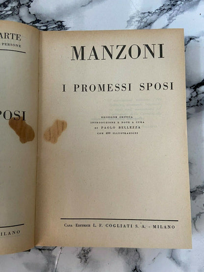 A. Manzoni - I Promessi Sposi - Volume quarto - Cogliati