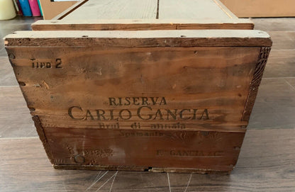 Caisse en bois de réserve Gancia