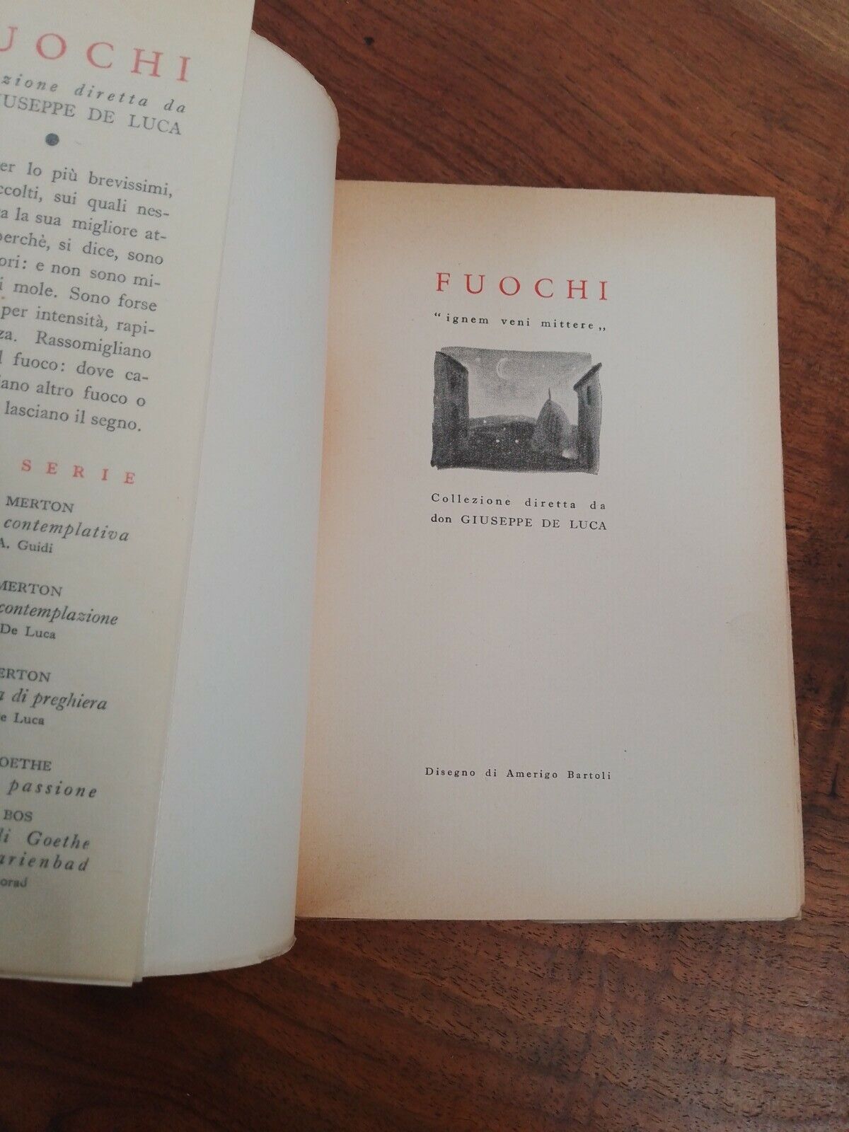 CINQUE PARADOSSI,  DE MAISTRE J., MORCELLIANA Brescia, 1954 "FUOCHI"