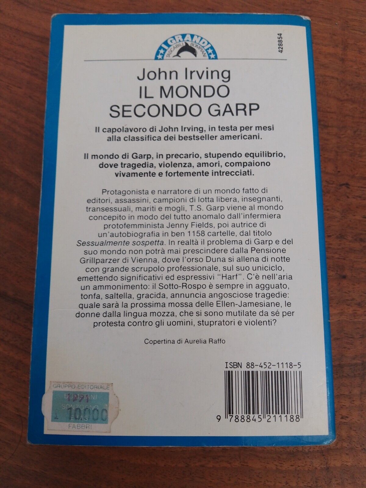 The world according to Garp - John Irving, BOMPIANI paperbacks 1979