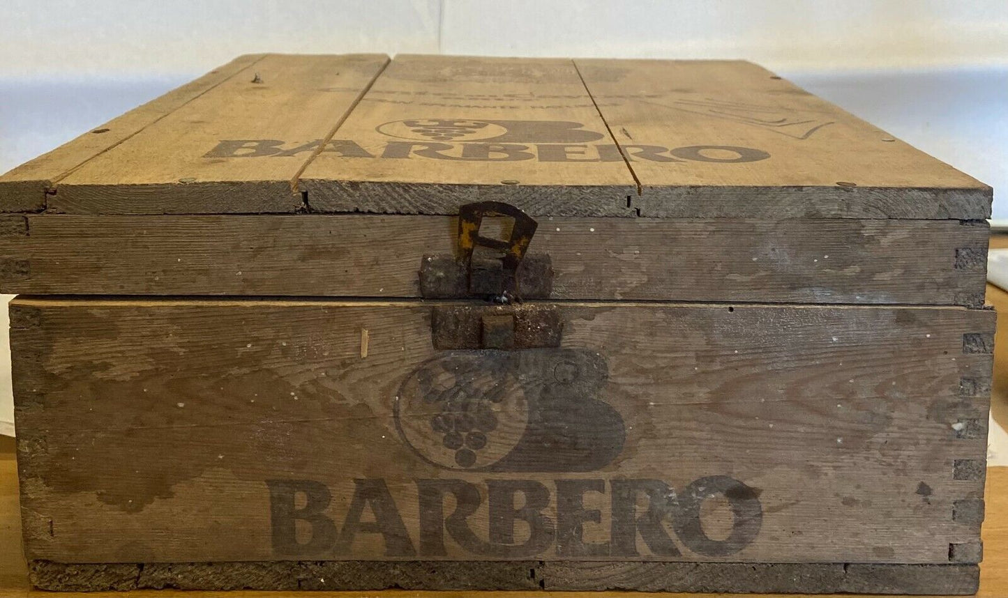 Bottiglie collezione Barbero con scatola originale.