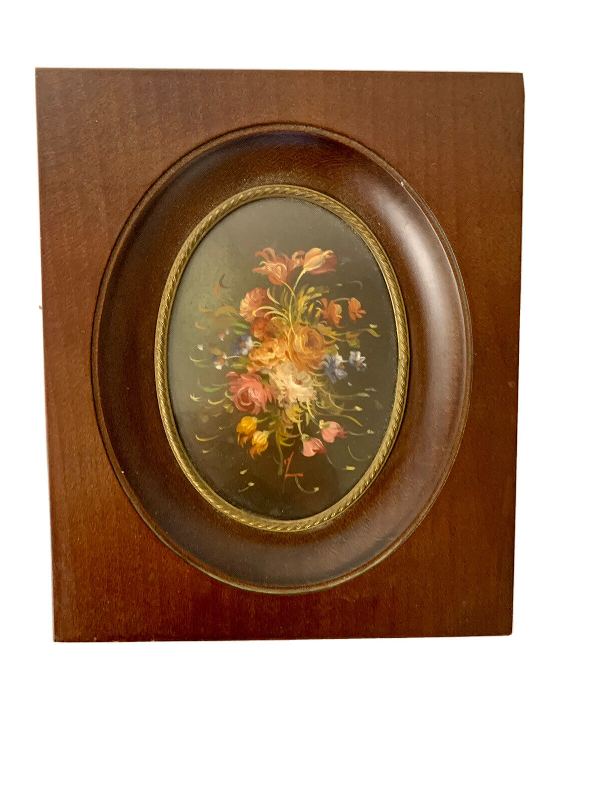 Vintage wooden picture