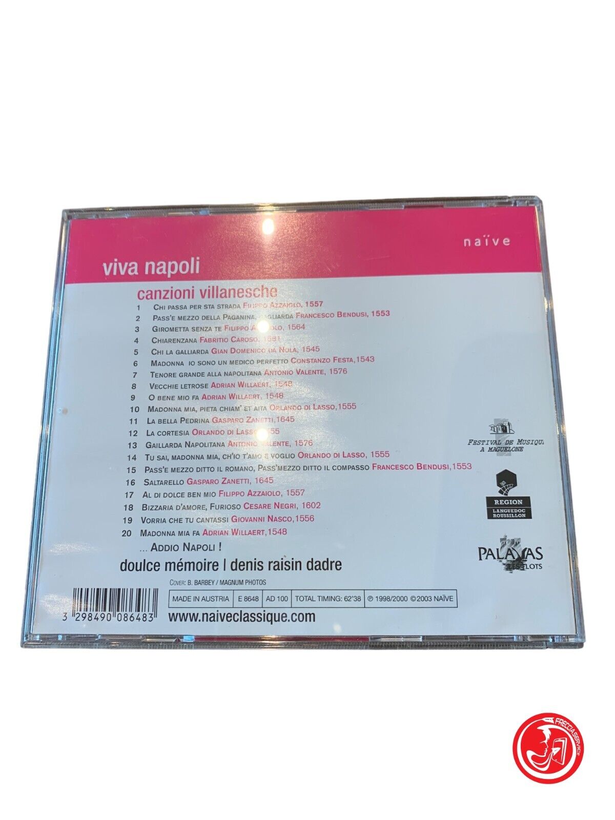 Doulce Mémoire, Denis Raisin-Dadre - Viva Napoli (Chansons méchantes)