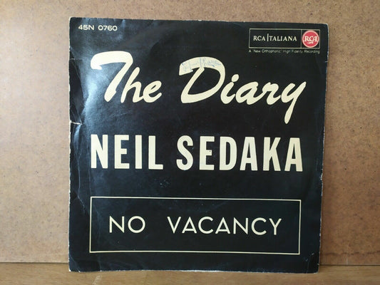 Neil Sedaka – The Diary / No Vacancy