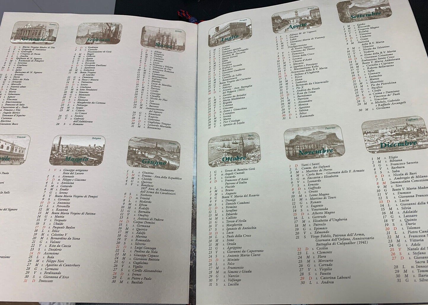 Calendario storico dei Carabinieri 2009