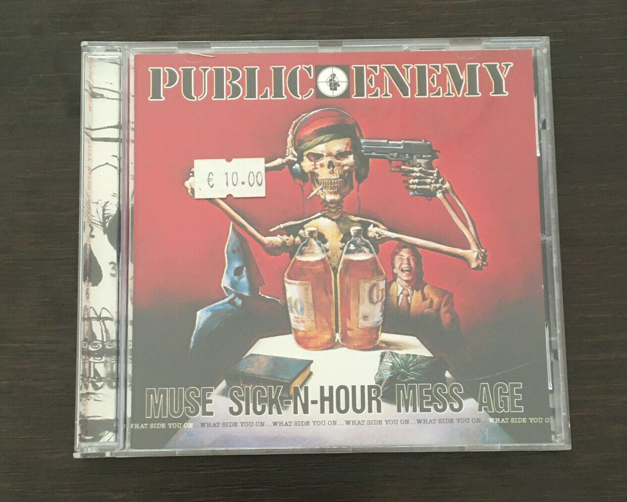 CD ALBUM PUBLIC ENEMY MUSE MESSAGE SICK-N-HOUR 17 TITRES 1994 