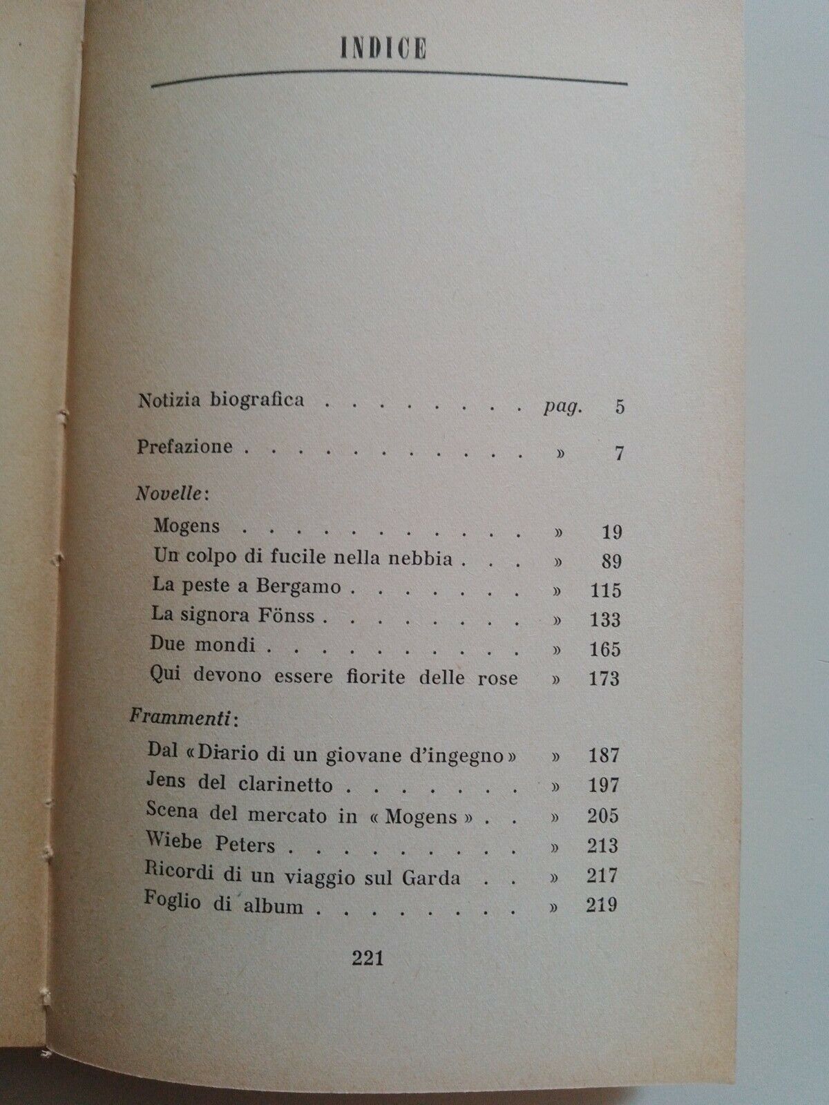 La Signora Fonss, Jacobsen, Bompiani, 1943