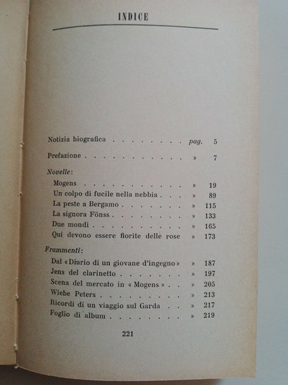 La Signora Fonss, Jacobsen, Bompiani, 1943
