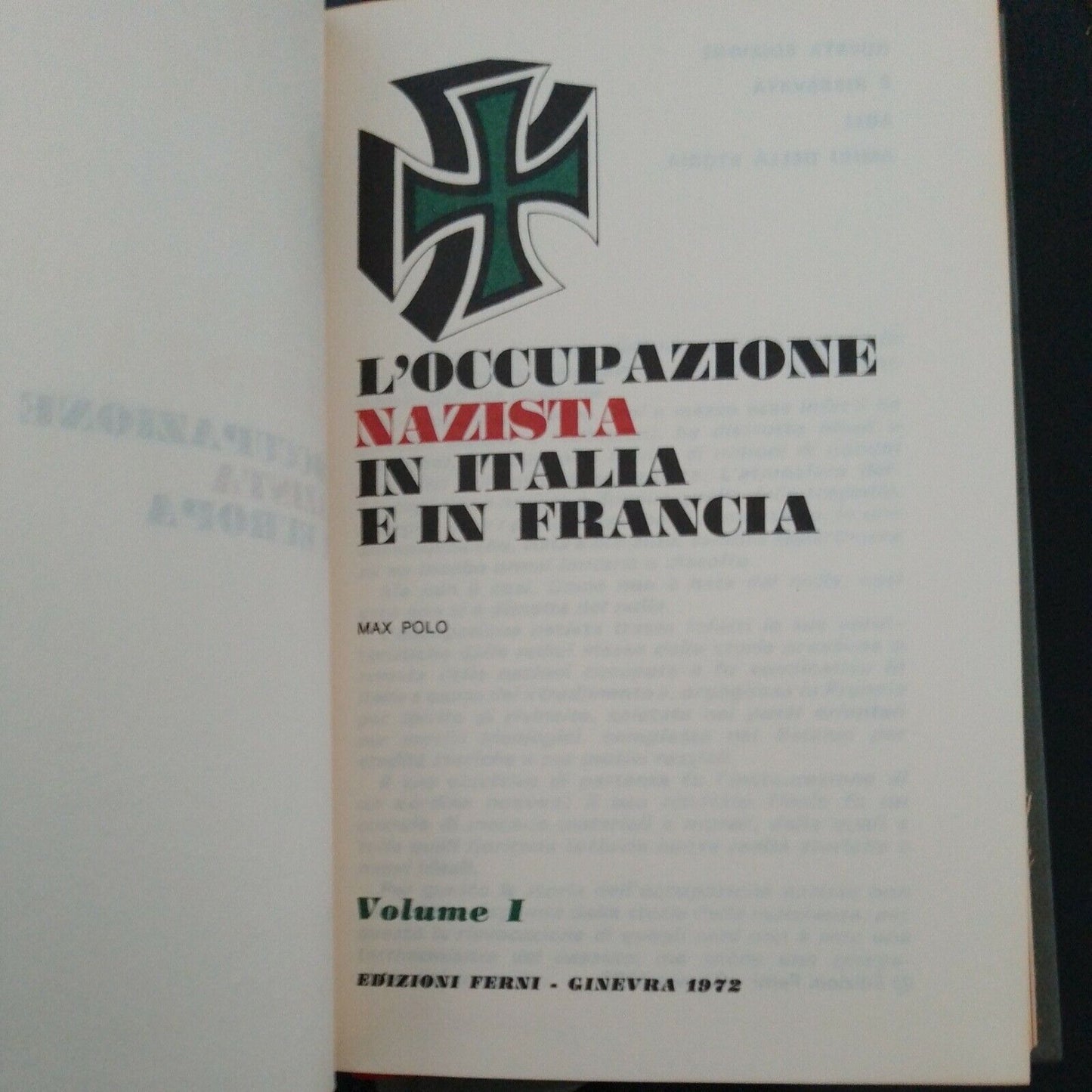 L'OCCUPATION NAZIE EN EUROPE, Vol.1-4, Max Polo, Ferni.