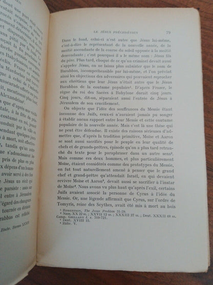 Le Mythe de Jésus, A. Drews, Ed. Payot, 1926
