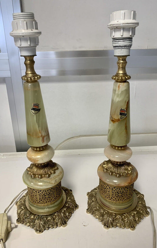 Pair of vintage Creart lamps
