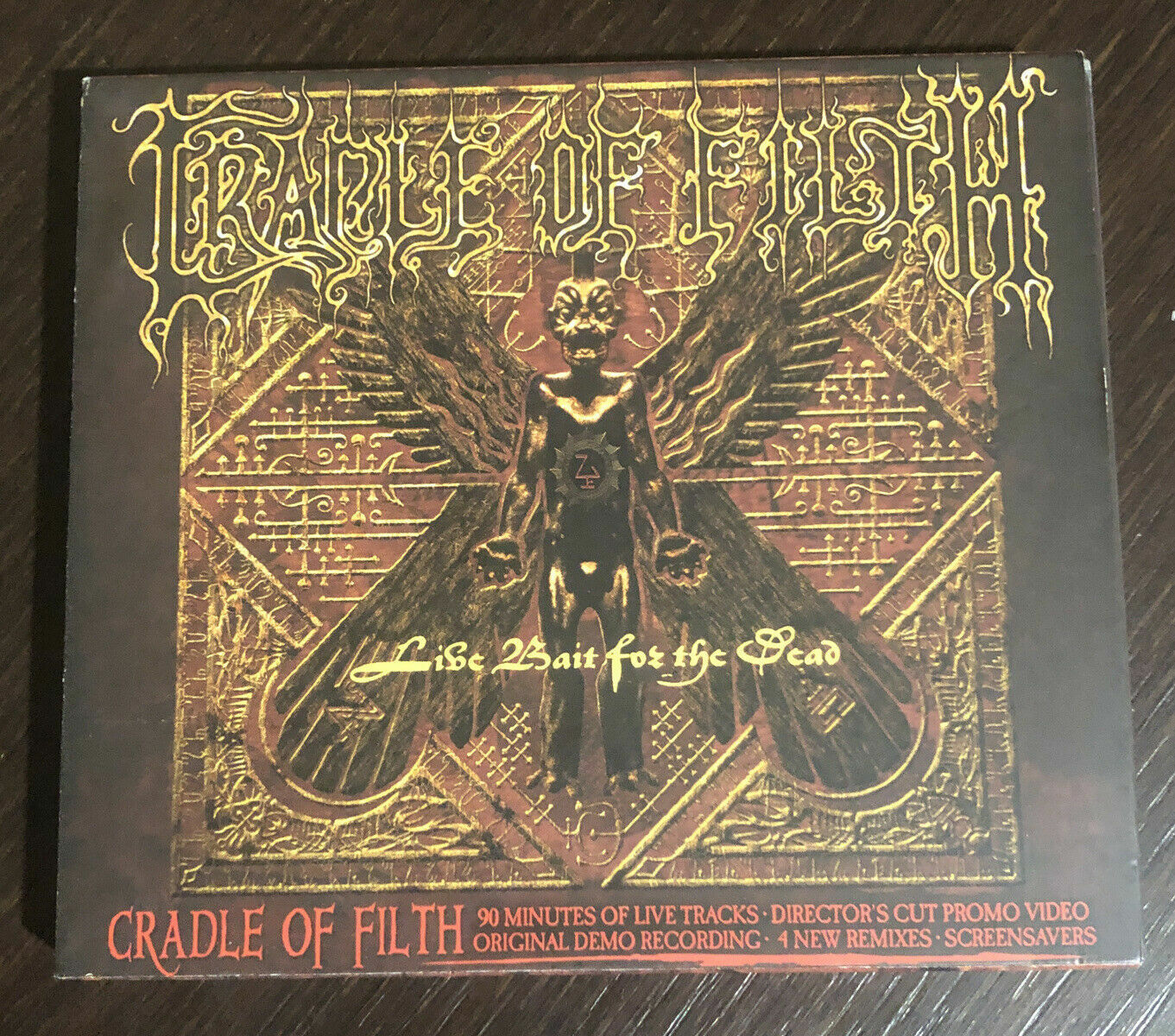 CRADLE OF FILTH - LIVE BAIT FOR THE DEAD NOUVEAU CD 